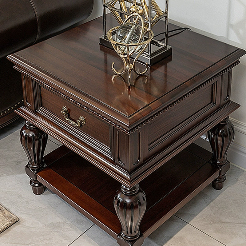 Table basse en bois massif American Vintage Style