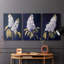 Floral Study Series LX III - Ensemble de toiles tendues avec châssis Premium - Prêt à être accroché-159332273