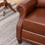 Fauteuil inclinable en cuir véritable-398984933