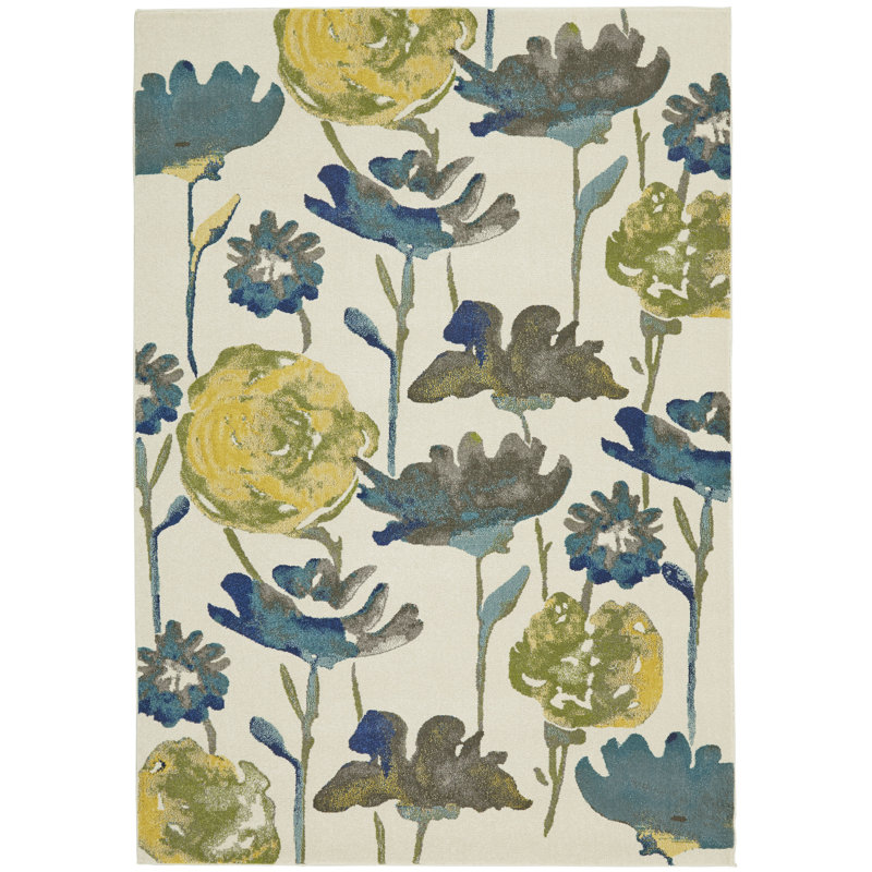 Auden Floral Indoor Rug, Rectangle 10' x 13'2"