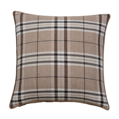 Colleyville Plaid Square Throw Cushion