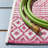 Messick Geometric Red Indoor/Outdoor Area Rug-1176848014