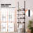 Over the Toilet Storage 4-Tier Bathroom Shelf Rack Space Saver Organizer
