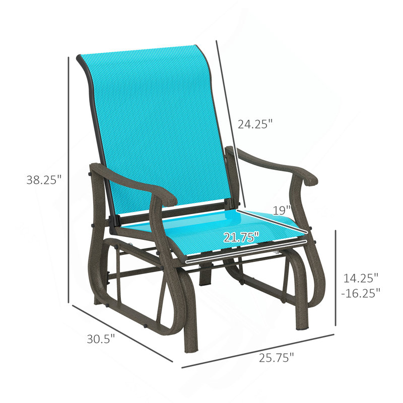 Balancelle de jardin, fauteuil oscillant d'extérieur