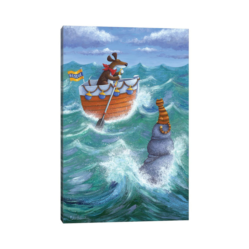 To The Rescue by Peter Adderley - Wrapped Canvas Gallery-Wrapped Canvas Giclée, 152.5 cm H x 101.5 cm W