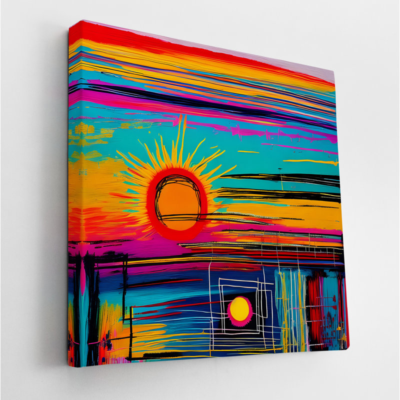 New Day Rising, 54" H x 54" W