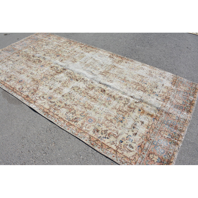 Tapis décoratifs pour la maison, tapis luxueux bleus, grands tapis de 5,1 x 10 pi, tapis turc, tapis bohème, tapis rétro