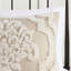 Housse de couette en coton chenille, double / grand, avec fermeture à boutons et cravate 3 pièces-129761541-129761542