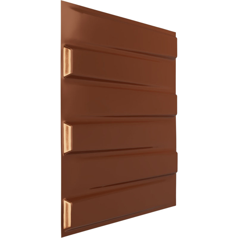 Keyes EnduraWall Decorative 3D Wall Panel, Bright Coat Copper
