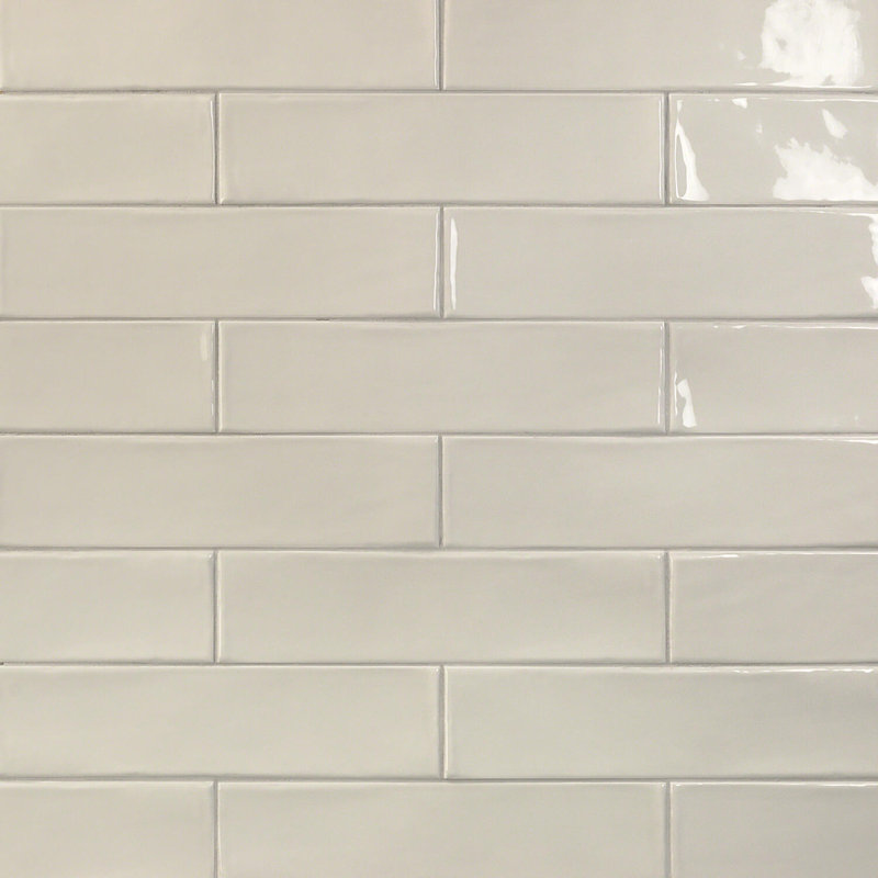 Manchester 3x12 Glossy Ceramic Subway Tile, Dove Gray