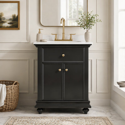 Meuble-lavabo de style campagnard French Country