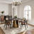 59" Vera Modern Round Dining Table, Sintered Stone Tabletop With Carbon Steel Pedestal Base for Kitchen-90661996-101203445-99953339