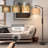 64” Arched\/arc Floor Lamp With Remote Control, Dimmable Bulb Included-810389453