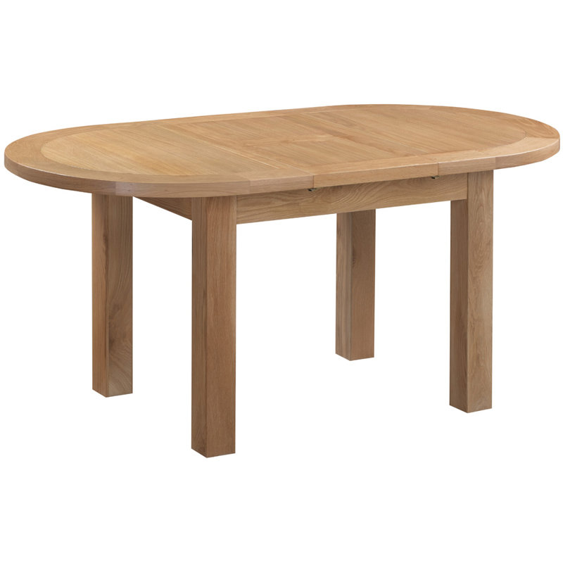 Forelli Extendable Oak Oval Dining Table