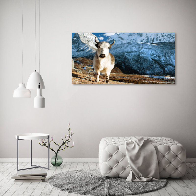 Yak Mountains - Wrapped Canvas Art Prints