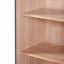 Armoire de rangement de 67,57 po de hauteur avec portes en verre trempé, tablettes réglables et tiroir - tour à linge autoportante moderne, conception à fermeture en douceur-423655256