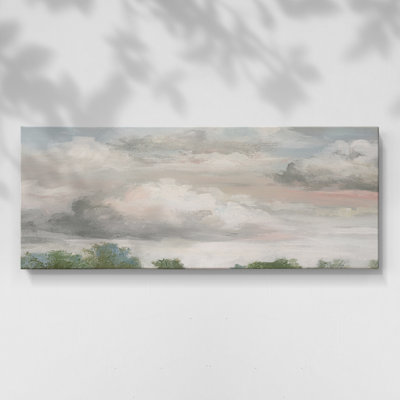 Toile tendue pastel Monring Sky - prêt à accrocher