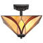 Rockton Glass Semi Flush Mount