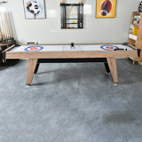 9-Foot Deluxe Classic Shuffleboard Table The Drift Architect 9' Woodgrain Veneer Shuffleboard Table
