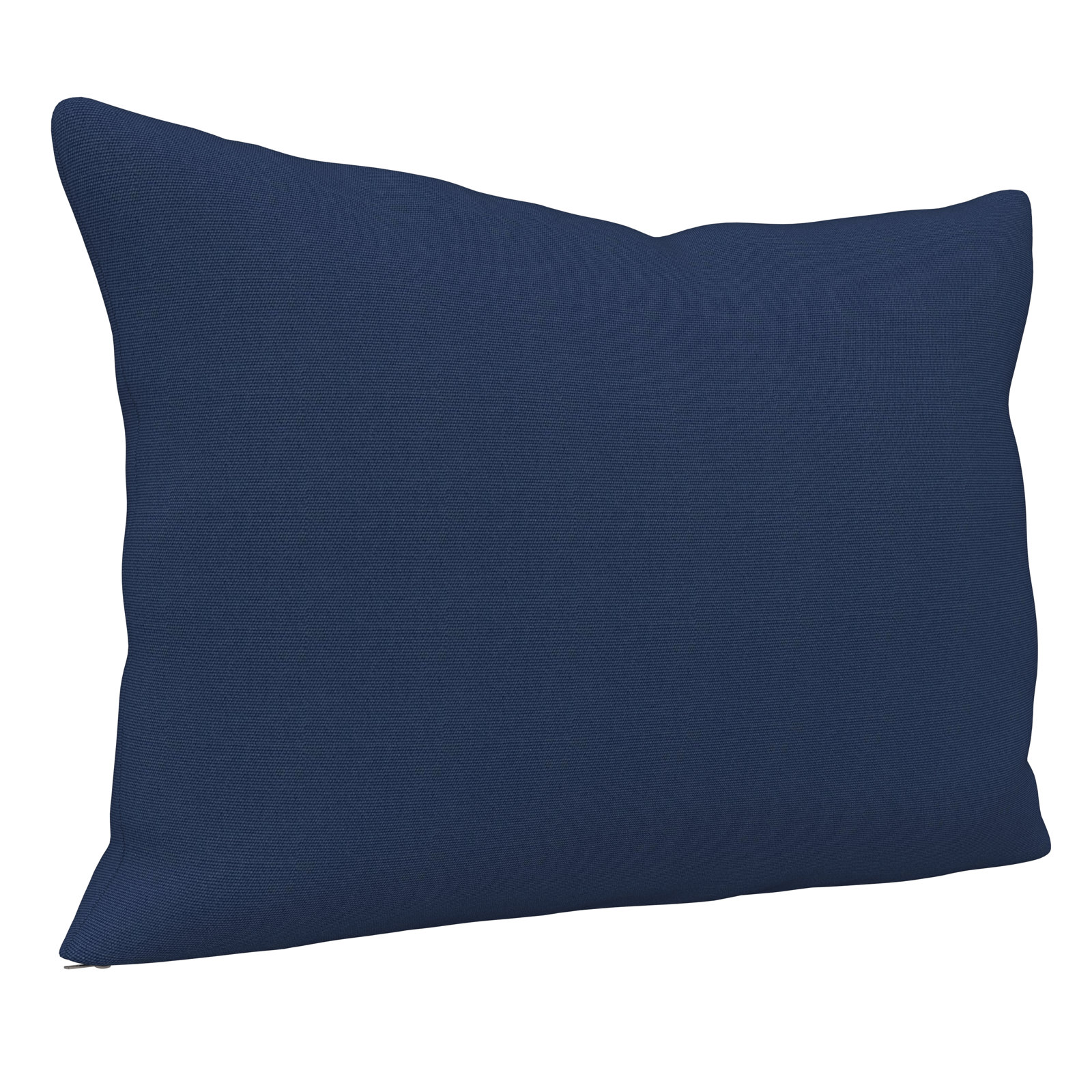 Amala 20" x 3" Sunbrella® Throw Pillow, Canvas Navy