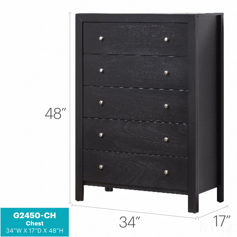 Commode Basic, Noir