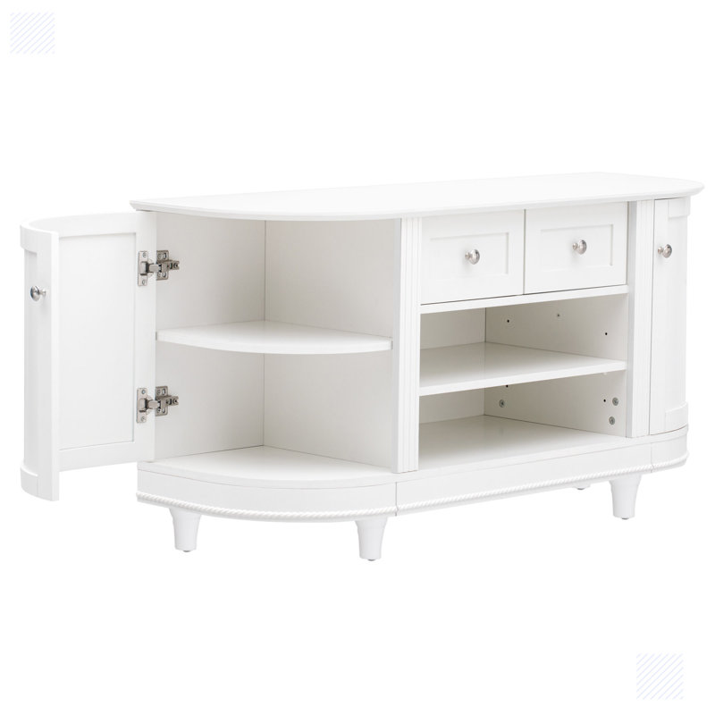 Buffet 48,83 po Krishawn, Blanc