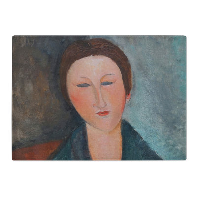 Mademoiselle Marthe by Amedeo Modigliani Chopping Board