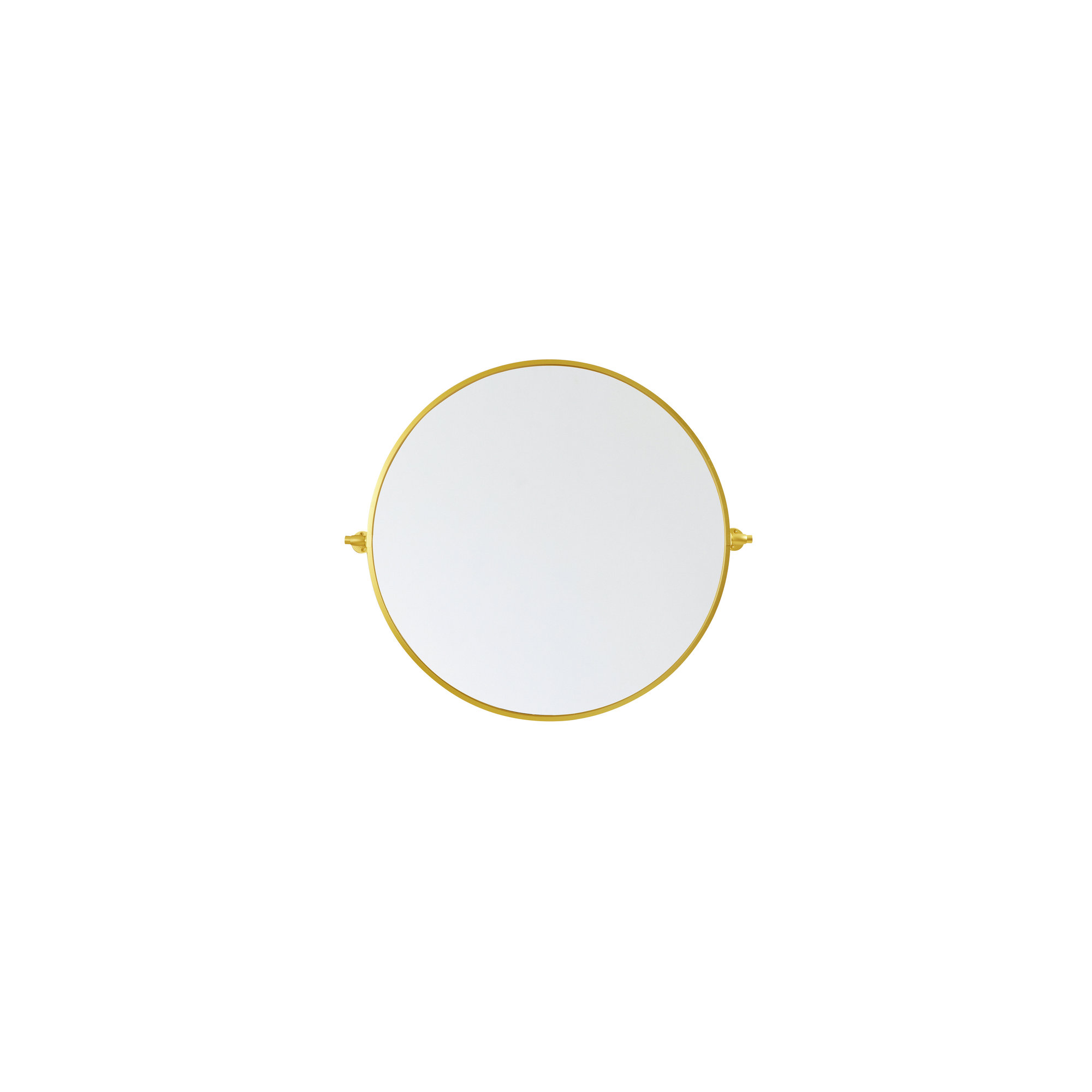 Belfield Metal Wall Mirror, 30" x 30", Gold