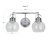 Gilbertson Metal/Seeded Glass Vanity Light-119335088-123430034