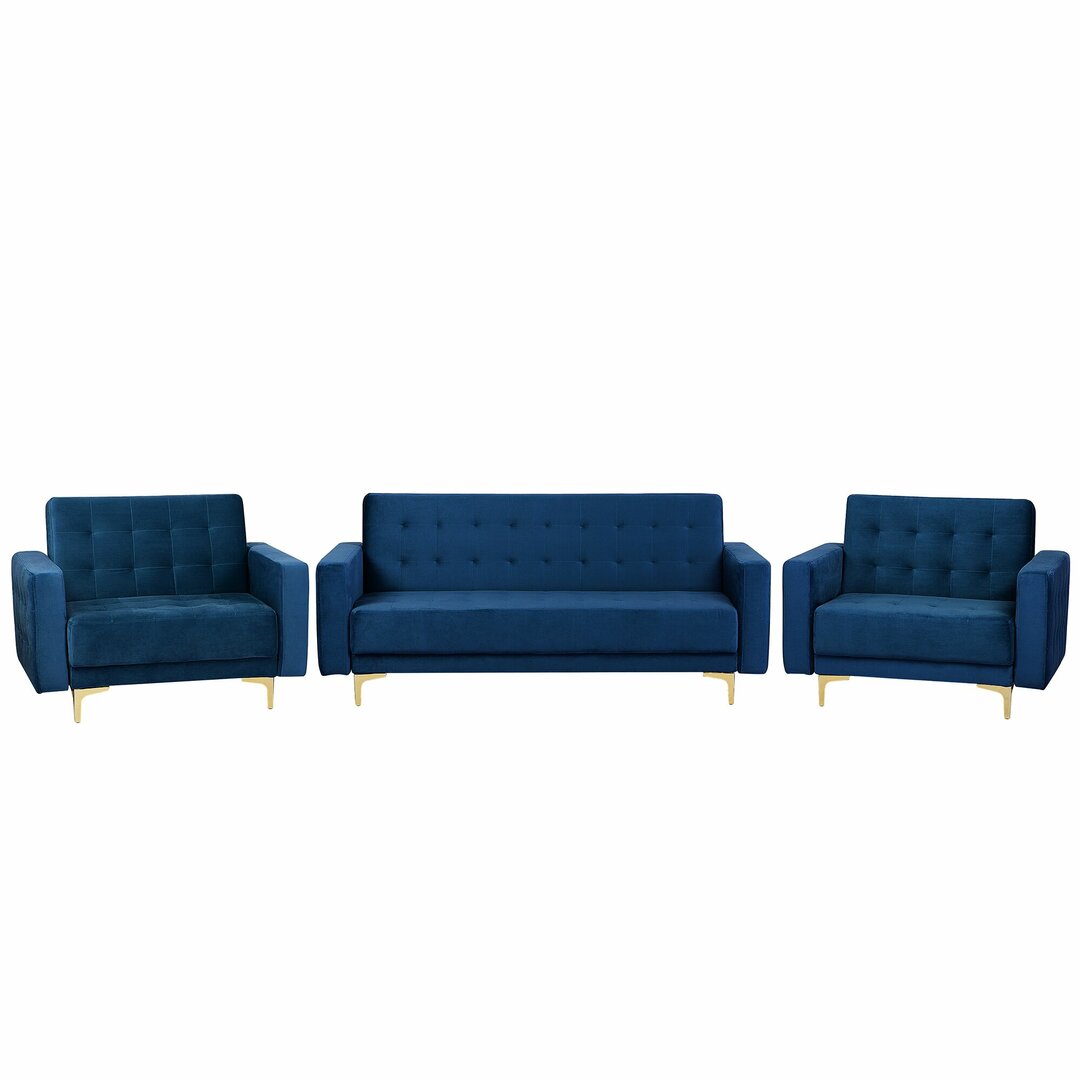 3-tlg. Sofa-Set Cherry