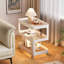 Table d'appoint de luxe en verre mobile