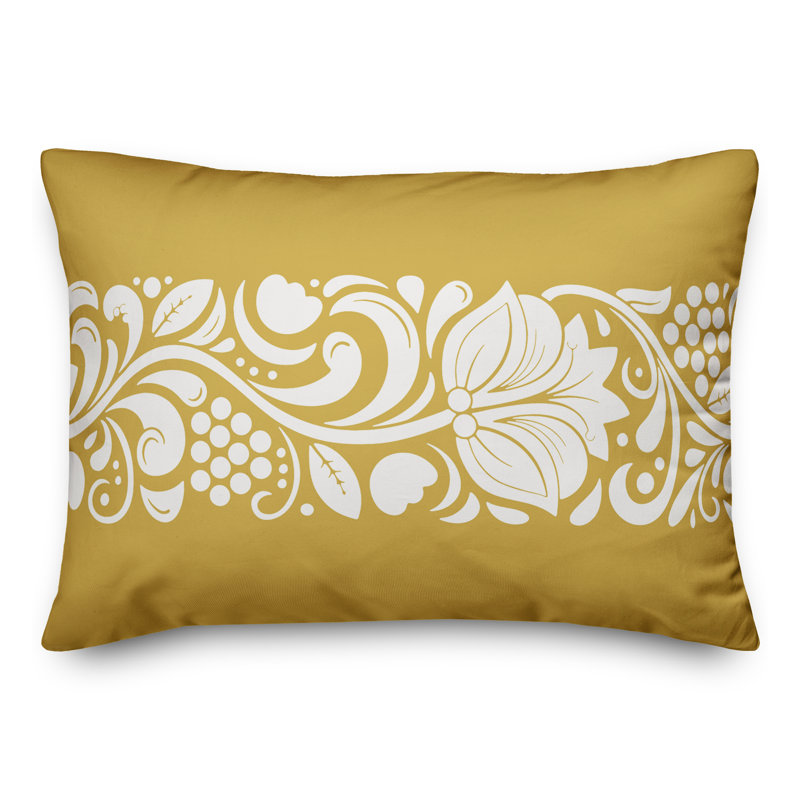  Folk Rectangular Pillow Cover & Insert