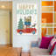 «Holiday on Wheels Series: Happy Holidays II» par Michael Mullan, reproduction d'art textuel sur toile-72454909-72454906-72454907