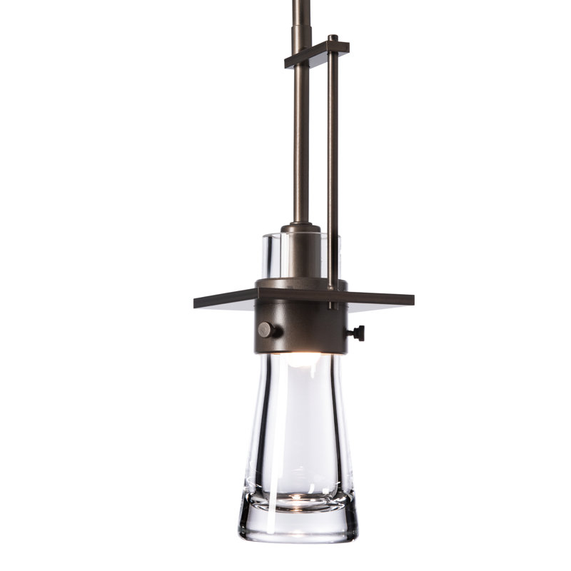 Erlenmeyer Mini Pendant, Sterling, Medium: 14.8" - 59.8"