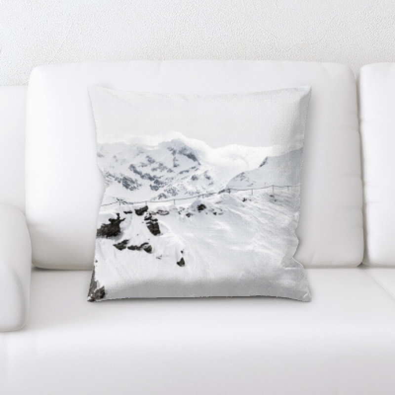 Microsuede Reversible Throw Pillow