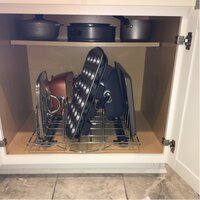 Wayfair Basics® Boughton Sliding Pot Organizer Pull Out Drawer & Reviews