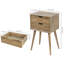  2 Drawer Bedside Table