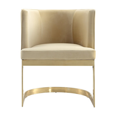 Chaise en velours Aura