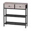 Petite console 29,5 "avec tiroirs et tablettes-1695627812