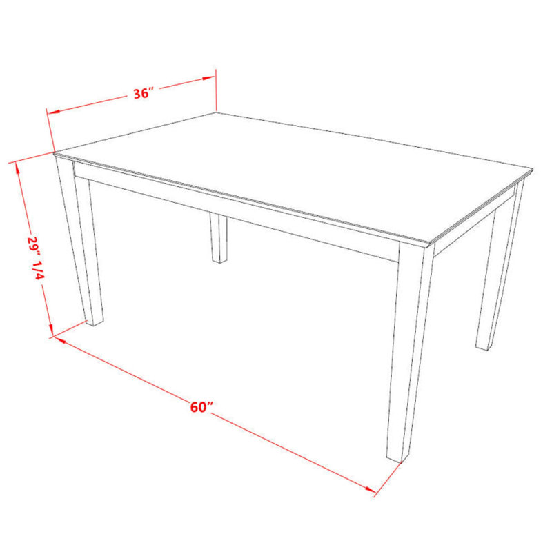 Cet ensemble de salle à manger 5 pièces comprend une table de salle à manger rectangulaire et 4 chaises Parson rembourrées en lin beige clair, acajou