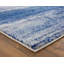 Tapis abstrait bleu / crème Rifiki-729300805
