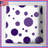 Purple Dots Pattern Quilted Bedspread All Sizes-126175392