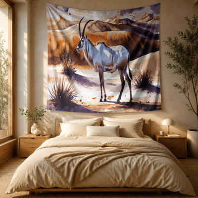 Tapisserie murale Oryx de la faune sauvage