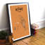 Kitwe City Map - No Frame Print-367258260