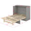 Lit escamotable avec grands tiroirs Murphy-100489545-100489548