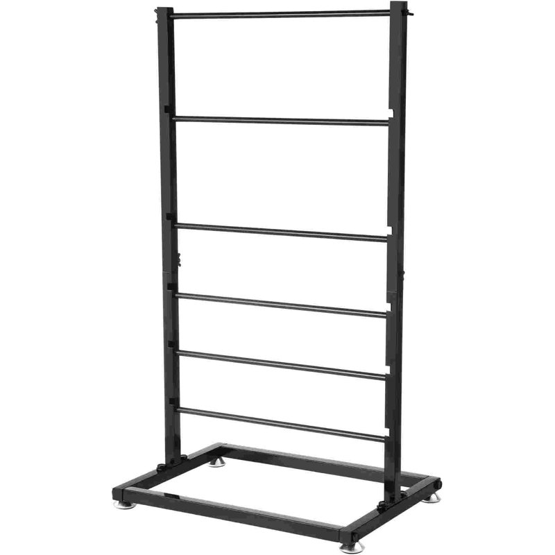 6-Tier Ribbon Holder, Large Capacity Ribbon Storage Rack, Height Adjustable Metal Spool Organizer