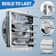 18" Wall Mounted Shutter Exhaust Fan Automatic Shutter with Thermostat and Variable Speed controller
