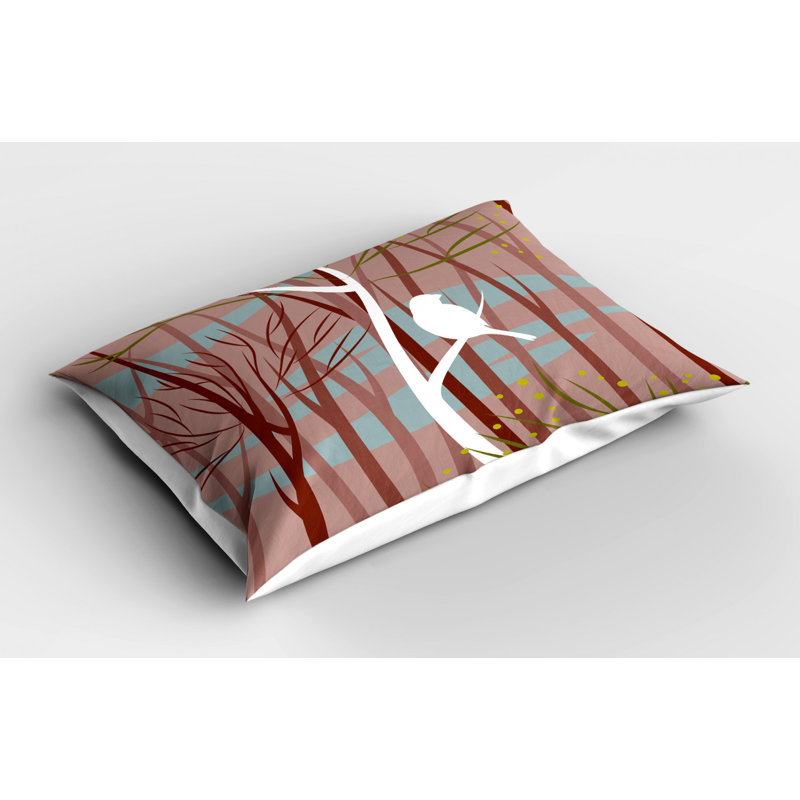 Forest Polyester Toile Sham Set, Queen