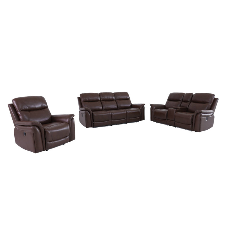 Ensemble de canapé inclinable 3 pièces
