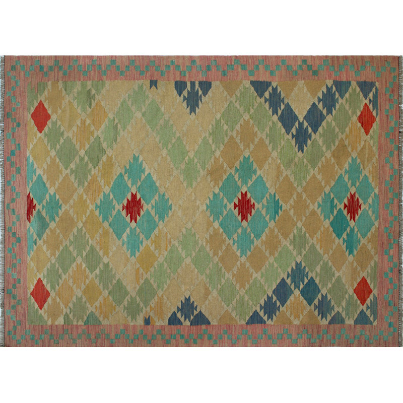 Benge Wool Geometric Indoor Rug